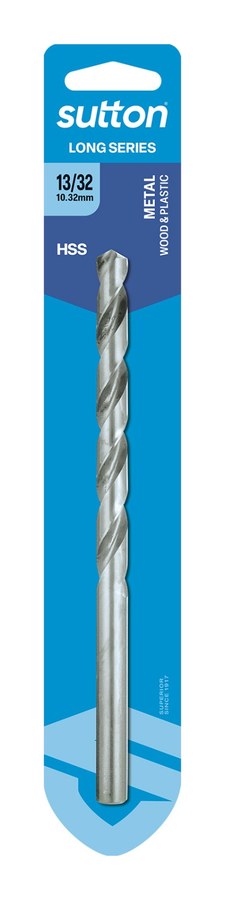 Carded Long Series Drill 10.319mm