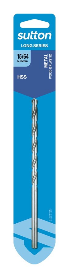 Carded Long Series Drill 5.953mm