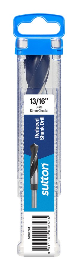 Hang Pack Reduced Shank Drill 20.638mm