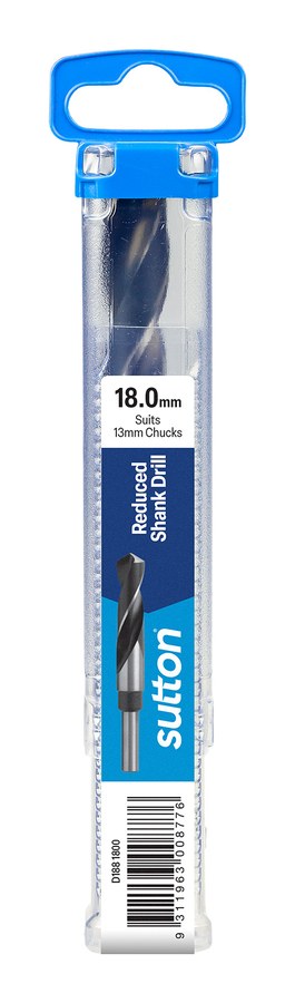 Hang Pack Reduced Shank Drill 18mm