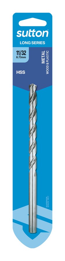 Carded Long Series Drill 8.731mm