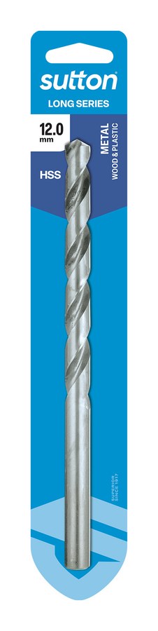 Carded Long Series Drill 12mm