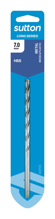 Carded Long Series Drill 7mm