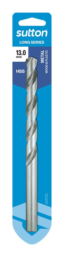 Carded Long Series Drill 13mm