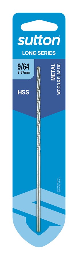 Carded Long Series Drill 3.572mm
