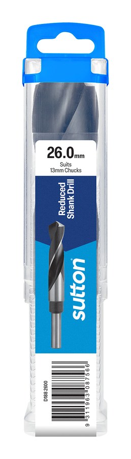 Hang Pack Reduced Shank Drill 26mm