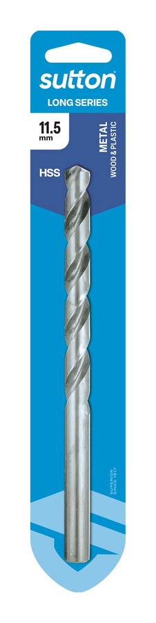 Carded Long Series Drill 11.5mm