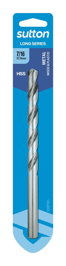 Carded Long Series Drill 11.112mm