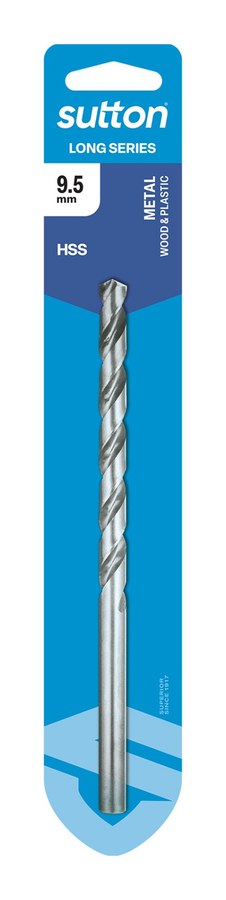Carded Long Series Drill 9.5mm