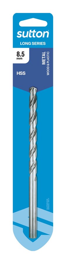 Carded Long Series Drill 8.5mm