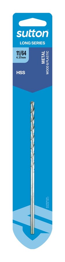 Carded Long Series Drill 4.366mm