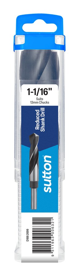 Hang Pack Reduced Shank Drill 26.988mm